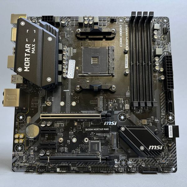 Материнская плата MSI B450M MORTAR MAX (AM4, mATX)