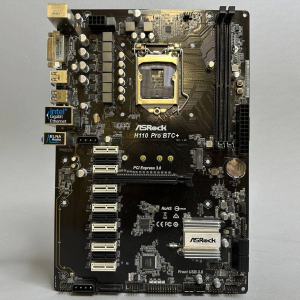 Материнская плата ASRock H110 Pro BTC+ (rev.1.02)