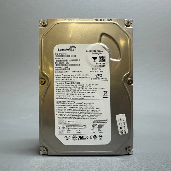Жесткий диск Seagate 80 Gb ST380811AS (78R)