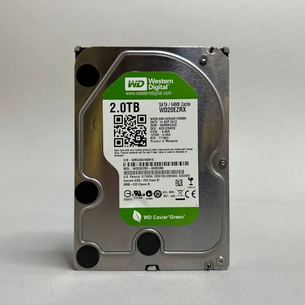 Жесткий диск Western Digital WD20EZRX 2Tb (615)