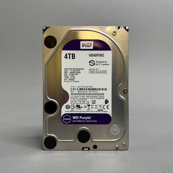Жесткий диск Western Digital WD Purple 4 ТБ WD40PURZ (J8V)