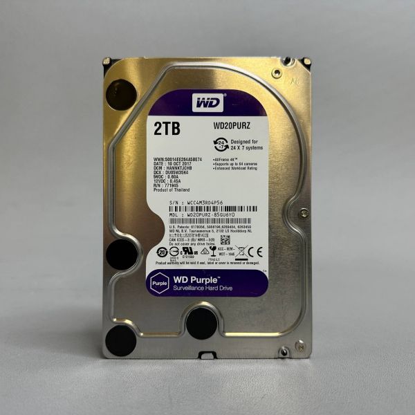 Жесткий диск Western Digital WD Purple 2 ТБ WD20PURZ (P56)