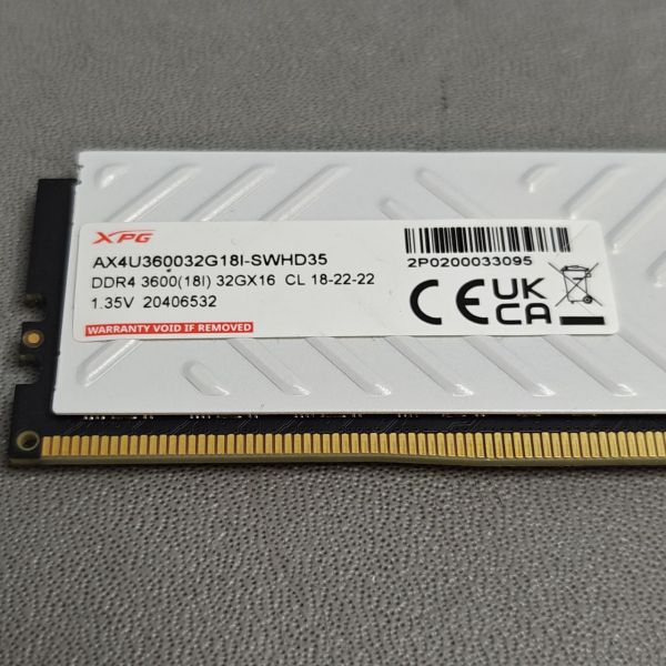 Оперативная память ADATA XPG GAMMIX D35 [AX4U360032G18I-SWHD35] 32 ГБ