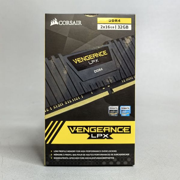 Оперативная память Corsair Vengeance LPX 32 ГБ (2x16) DDR4 3200 МГц DIMM CL16 CMK32GX4M2B3200C16