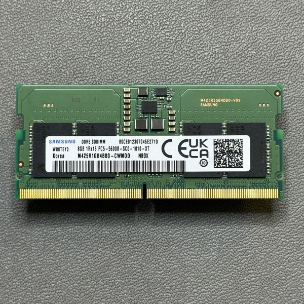Оперативная память Samsung 8 ГБ DDR5 5600 МГц SO-DIMM CL40 (M425R1GB4BB0-CWMOD)