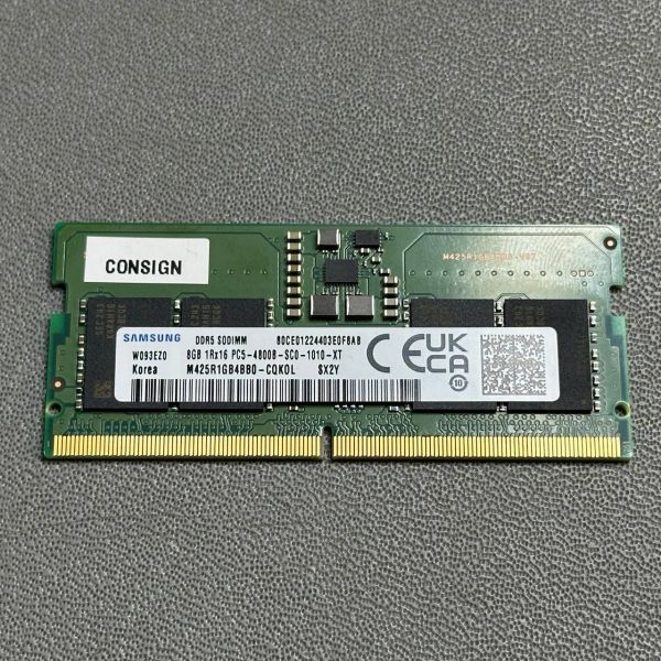 Оперативная память Samsung 8 ГБ DDR5 4800 МГц SO-DIMM CL40 (425R1GB4BB0-CQKOL)