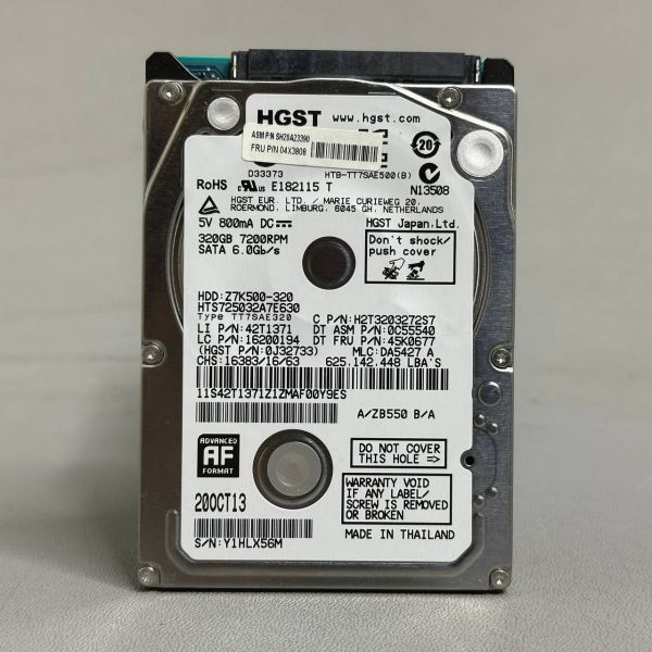 Жесткий диск Hitachi HTS725032A7E630 320Gb (56M)