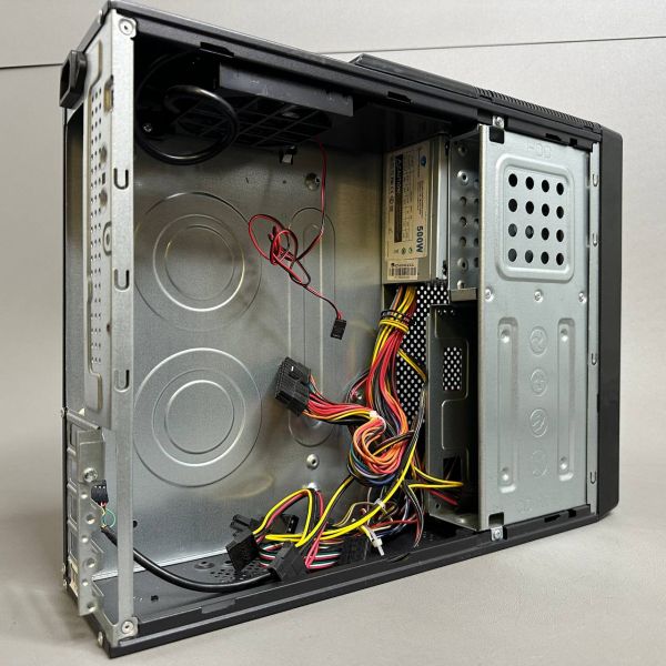 Корпус PowerCool Slim V9 500W черный