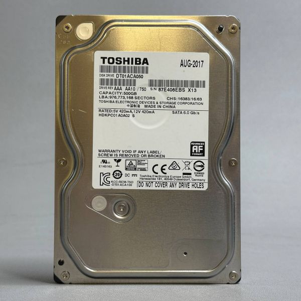Жесткий диск Toshiba DT01ACA050 500Gb 