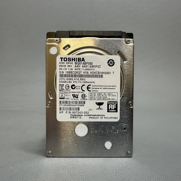 Жесткий диск Toshiba MQ01ABF050, 500 Гб (RQT)