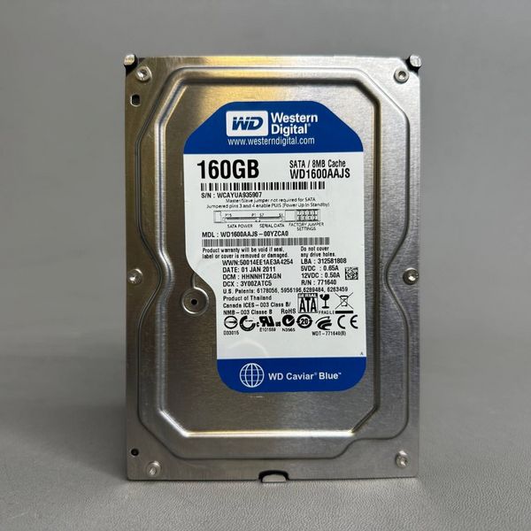 Жесткий диск Western Digital WD1600AAJS 160Gb (907)