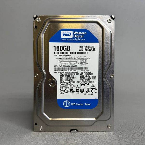 Жесткий диск Western Digital WD1600AAJS 160Gb (082)