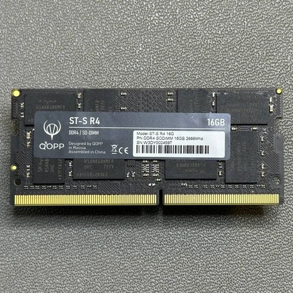 Оперативная память SO-DIMM QOPP ST-S R4 DDR4 16Гб 2666Mhz