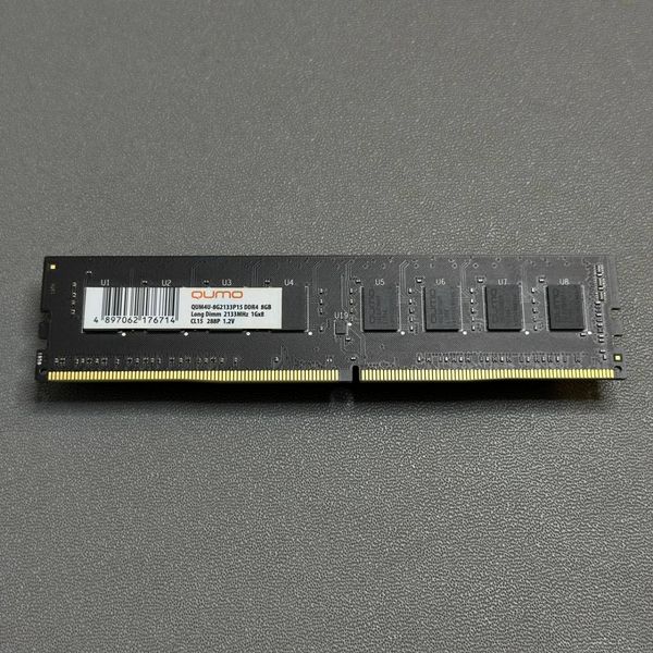 Оперативная память Qumo 8 ГБ DDR4 2133 МГц DIMM CL 15 QUM4U-8G2133P15