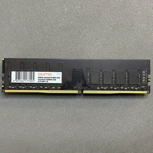 Оперативная память Qumo 16 ГБ DDR4 2666 МГц DIMM CL19 QUM4U-16G2666P19