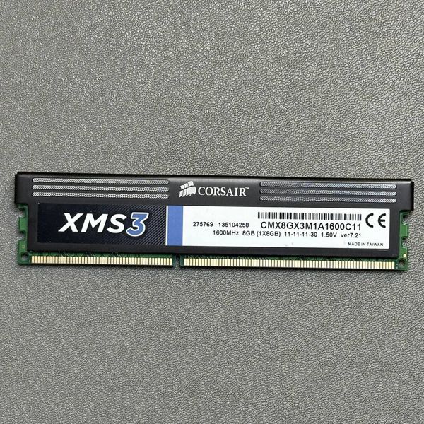 Оперативная память Corsair XMS 8 ГБ DDR3 1600 МГц DIMM CL11 CMX8GX3M1A1600C11