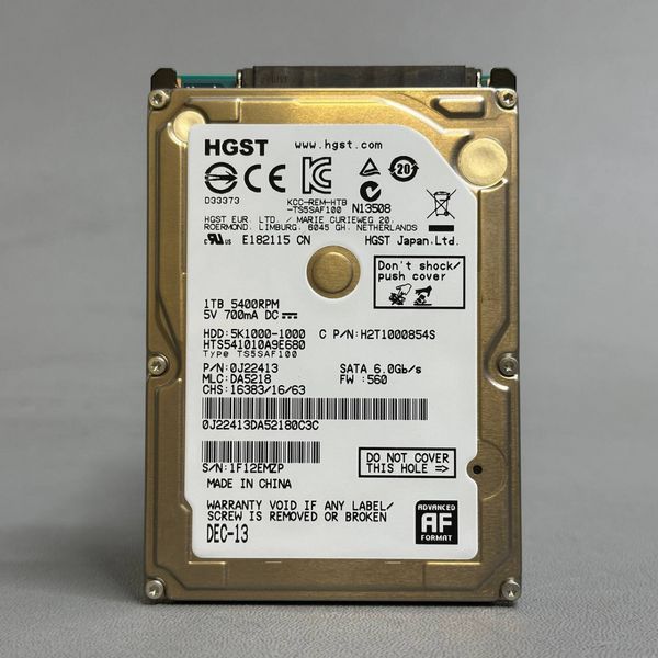 Жесткий диск HGST HTS541010A9E680 1TB (MZP)