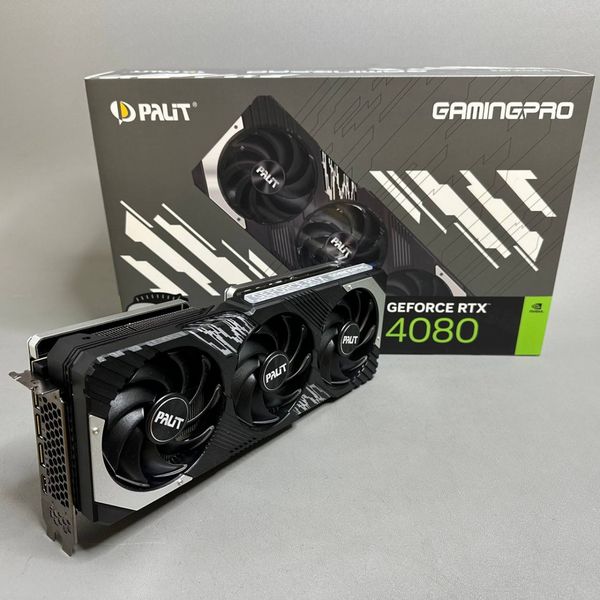 Видеокарта Palit GeForce RTX 4080 GamingPro OC 16Gb GDDR6X 256bit (NED4080T19T2-1032A)