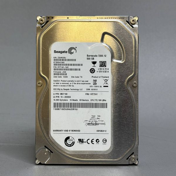 Жесткий диск Seagate ST3500413AS 500Gb (09J)