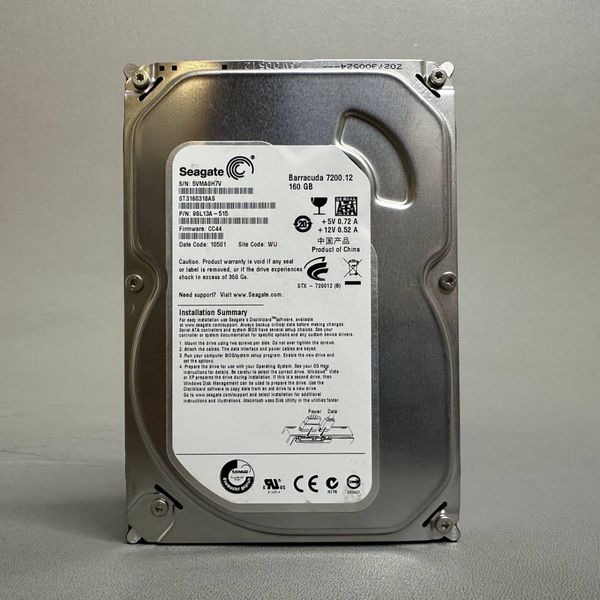 Жесткий диск Seagate ST3160318AS 160 Гб (H7V)
