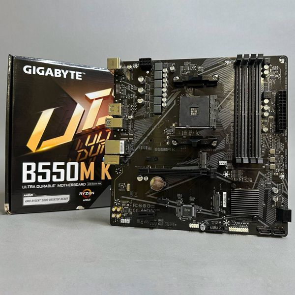 Материнская плата Gigabyte B550M K (AM4, mATX)
