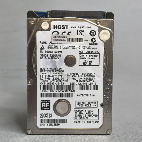 Жесткий диск Hitachi HTS725032A7E630 320Gb (R9M)
