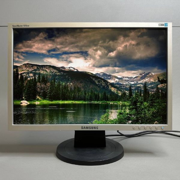 19'' Монитор Samsung SyncMaster 920NW, 1440x900, 75 Гц, TN серый