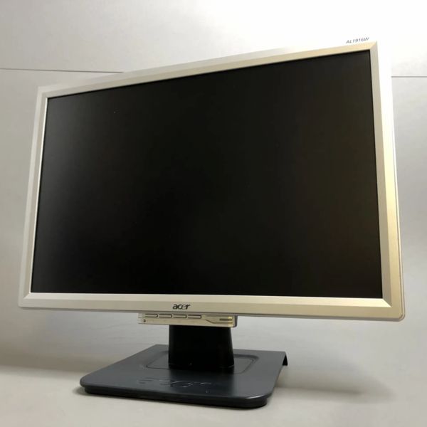 19'' Монитор Acer AL1916W, 1440x900, 75 Гц, TN серый