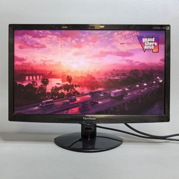 20'' Монитор Viewsonic VA2038w-LED, 1600x900, 75 Гц, TN, черный