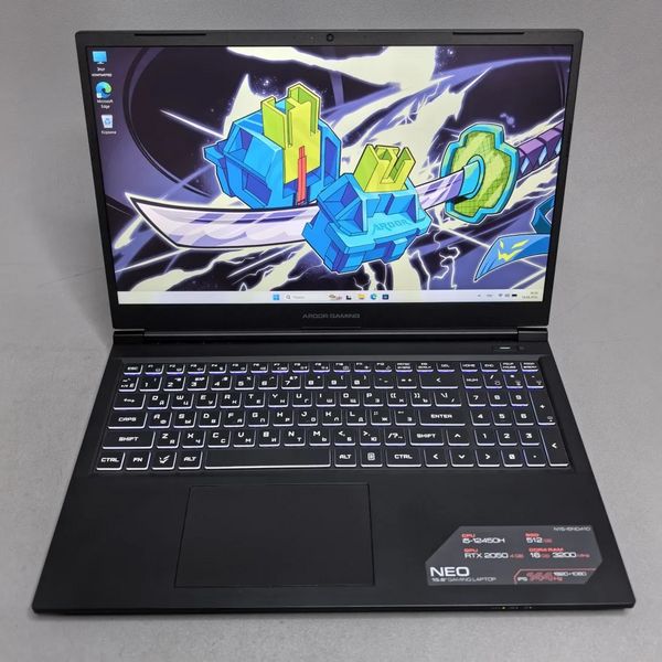 15.6'' 144 Гц Ноутбук ARDOR GAMING NEO N15-I5ND410 черный