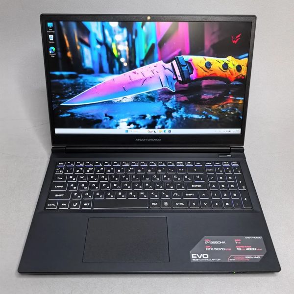 15.6'' 165 Гц Ноутбук ARDOR GAMING EVO E15-I7ND500 черный