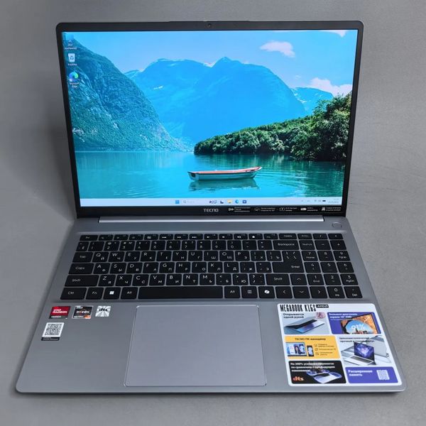 16'' IPS Ноутбук Tecno Megabook K16S серый