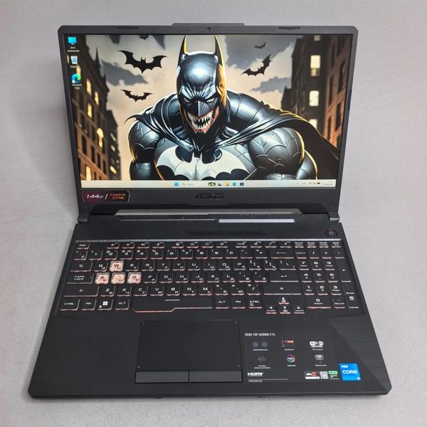 15.6'' FHD Ноутбук ASUS TUF Gaming F15 FX506HF-HN017 черный
