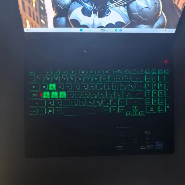 15.6'' FHD Ноутбук ASUS TUF Gaming F15 FX506HF-HN017 черный