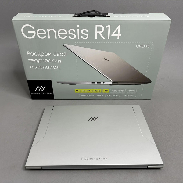 14.1'' Ноутбук Machcreator Genesis R14 (JJ00GW00GRU) серебристый
