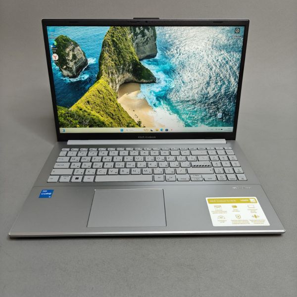15.6'' FHD Ноутбук ASUS Vivobook Go 15 E1504GA-BQ551 серебристый