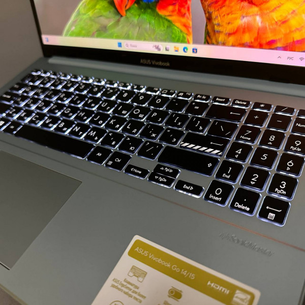 15.6'' FHD Ноутбук ASUS Vivobook Go 15 OLED E1504FA-L1661 зеленый