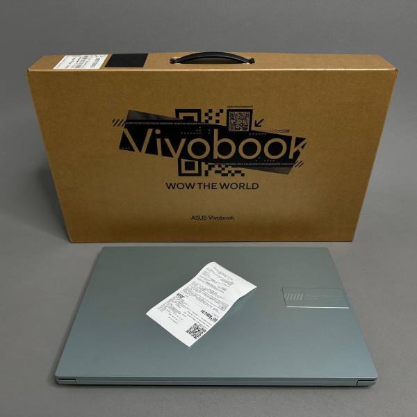 15.6'' FHD Ноутбук ASUS Vivobook Go 15 OLED E1504FA-L1661 зеленый