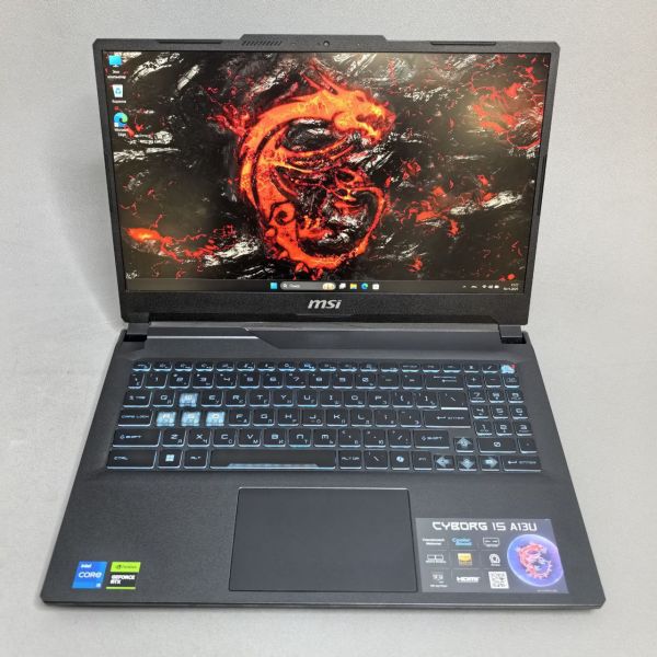 15.6'' 144 Гц Ноутбук MSI Cyborg 15 A13UDX-1601XRU черный