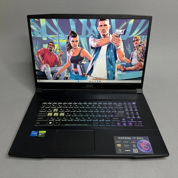 17.3'' Игровой ноутбук MSI Katana 17 B12VFK-424RU черный
