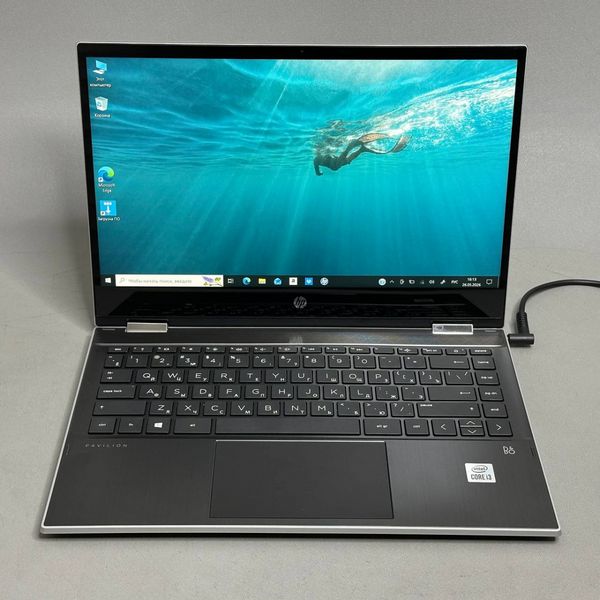 14'' Сенсорный ноутбук-трансформер HP Pavilion x360 Convertible 14-dw0016ur (286T5EA) черный