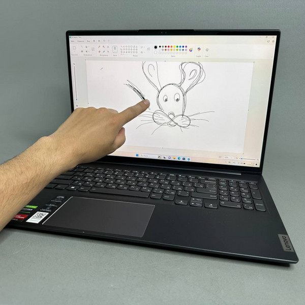 16'' Сенсорный ноутбук Lenovo Yoga Slim 7 Pro 16ARH7 (82UW003JRU) серый