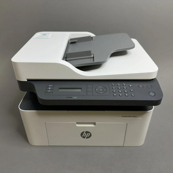 МФУ лазерное HP Laser MFP 137fnw белый