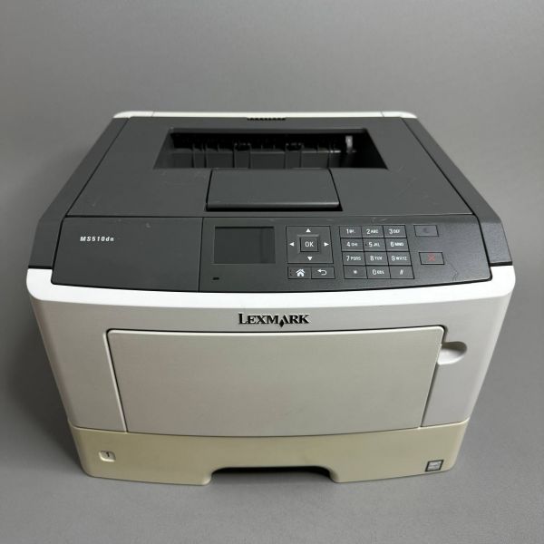 Принтер лазерный Lexmark MS510dn, ч/б, A4, белый/серый