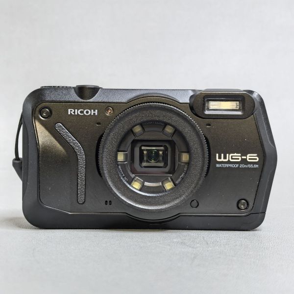 Водонепроницаемый фотоаппарат Ricoh WG-6 GPS черный