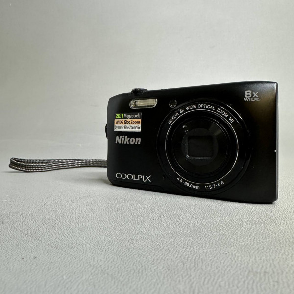 Фотоаппарат Nikon Coolpix S3600 черный