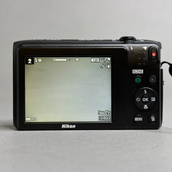 Фотоаппарат Nikon Coolpix S3600 черный