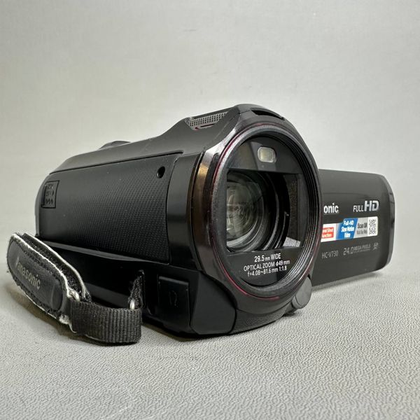 Видеокамера Panasonic HC-V730, Full HD, 20x Zoom, Wi-Fi, NFC, сенсорное управление