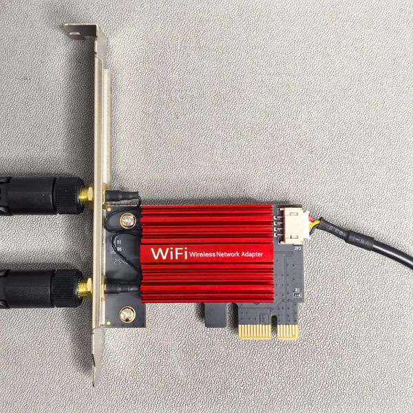 Сетевая карта PCI-E Wi-Fi CF-BE200 PRO (2.4, 5, 6 ГГц + Bluetooth 5.4)