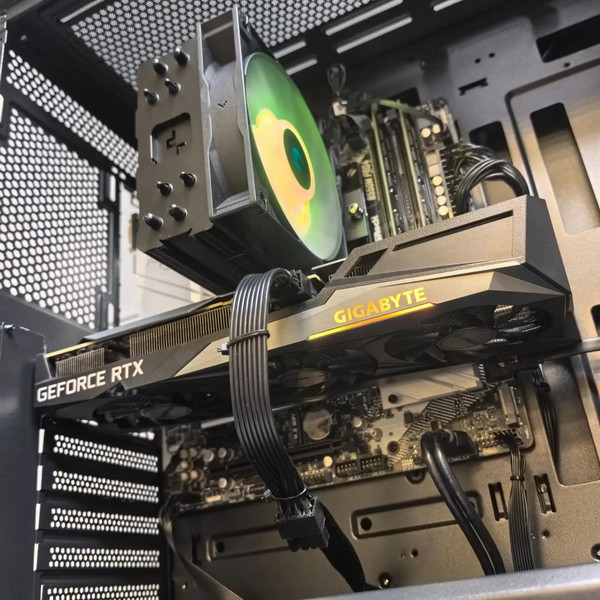 ПК AMD Ryzen 7 5700X / 32Gb DDR4 / 256Gb SSD NVMe + 1Tb HDD / 12Gb RTX 3060 / ATX-600W